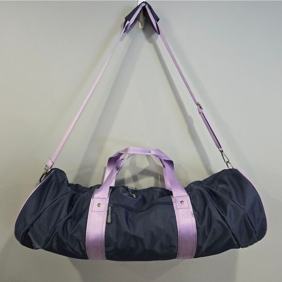 🐢 Super Rare Athleta Gym Bag Purple 25" L. Yoga - Picture 1 of 17